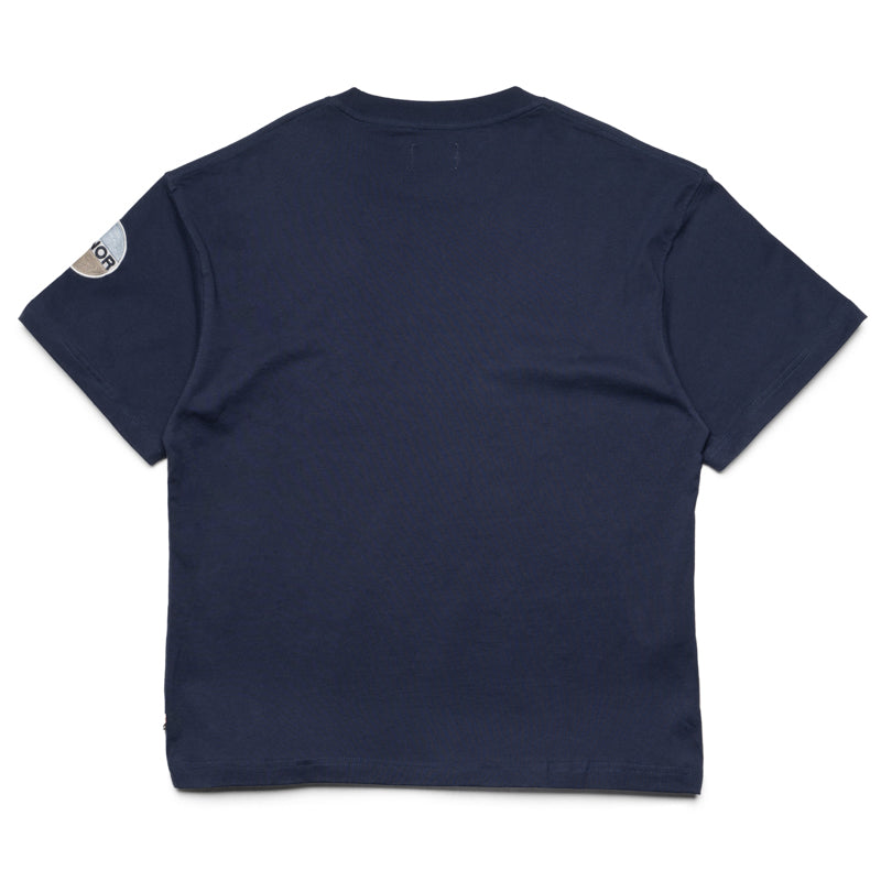 Honor The Gift Auto Club Box Tee - Premium Cotton Navy Blue T-Shirt for Men | Casual Streetwear & Urban Fashion | Perfect for Daily Wear, Gym, and Outings
