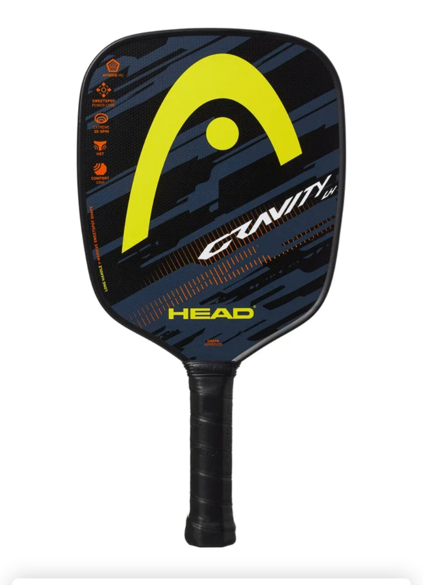 HEAD Gravity LH Pickleball Paddle - Lightweight Left-Handed Paddle for Control & Power | Perfect for Competitive Play & Recreational Games