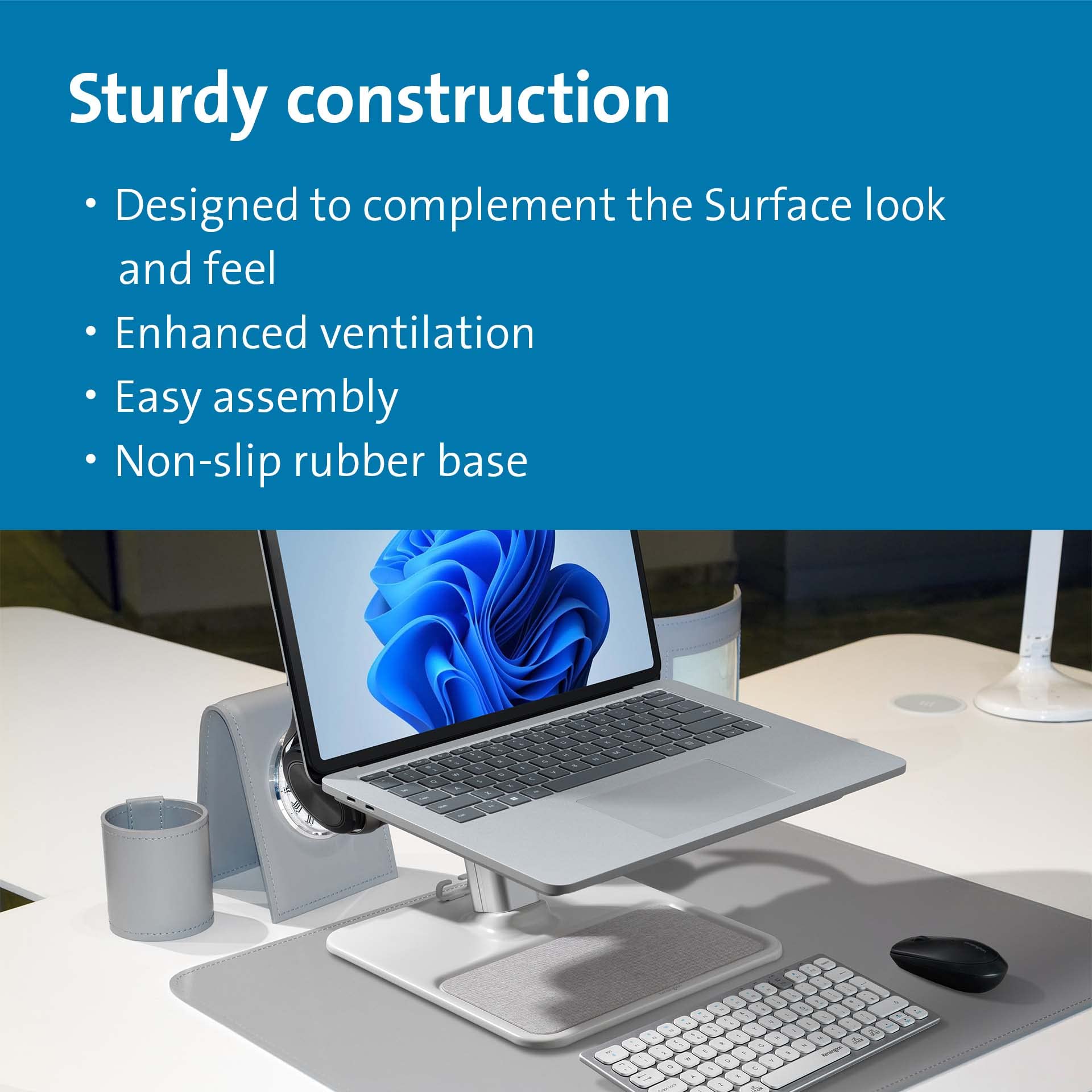 Kensington SmartView Aluminum Laptop Stand - Ergonomic 16