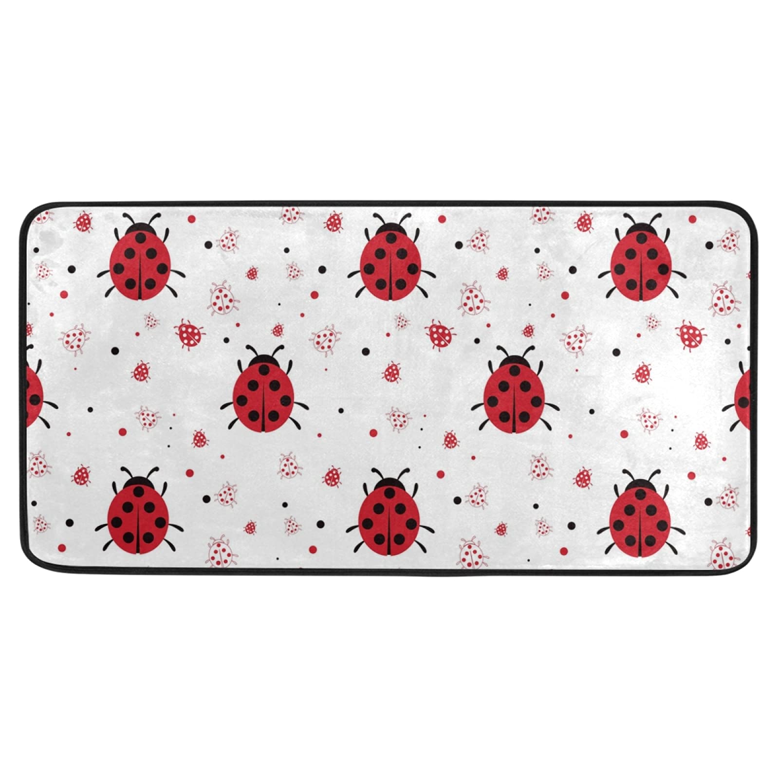 SUABO Non-Slip Ladybugs Kitchen Mat - 39
