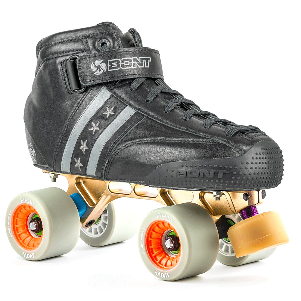 Bont Quad Star/Arius Package - Premium Inline Speed Skating Boots for Competitive Racing & Training - Perfect for Indoor & Outdoor Track Events