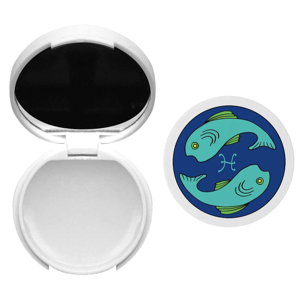 Pisces the Fish Lip Balm with Mirror - Moisturizing & Nourishing Lip Care for Dry Lips (BM00024354) | Perfect for Daily Use, Gifts, and On-the-Go Hydration