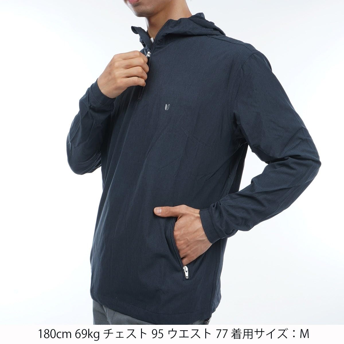 Linksoul Perforated 1/2 Zip Boardwalker Hoodie - Breathable Sun Protection Pullover for Surfing, Golf & Outdoor Activities
