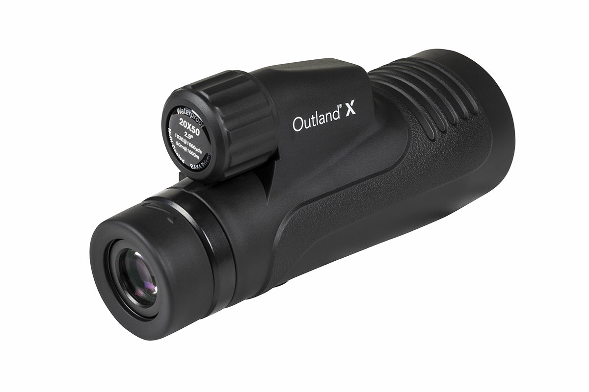 Outland X 20x50mm High Power Monocular Telescope with Tripod & Smartphone Adapter - Perfect for Bird Watching, Hunting, Hiking and Outdoor Adventures