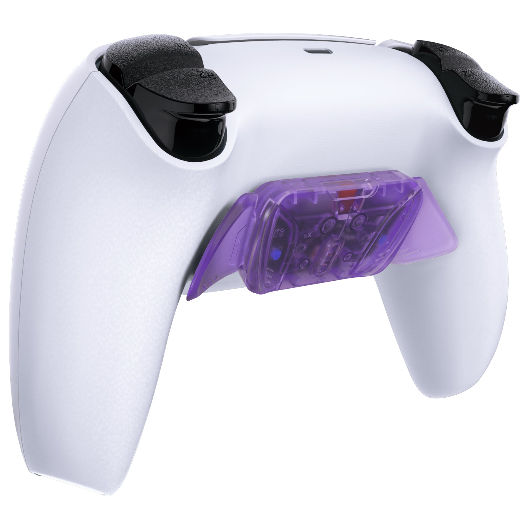 eXtremeRate RISE to RISE4 Conversion Kit - Clear Atomic Purple Back Buttons Housing & Remap PCB Board for PS5 Controller | Compatible with K1 K2 K3 K4 Models | DIY Gaming Accessory for Enhanced Controller Customization (VPFM5004P) | Perfect for Competitive Gaming & Professional Esports Players