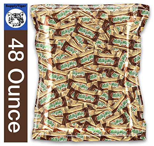 Milky Way Minis Fun Size Candy 48oz Bulk Pack - Perfect for Kids Party Favors, Halloween Treats, Office Snacks & Gift Baskets