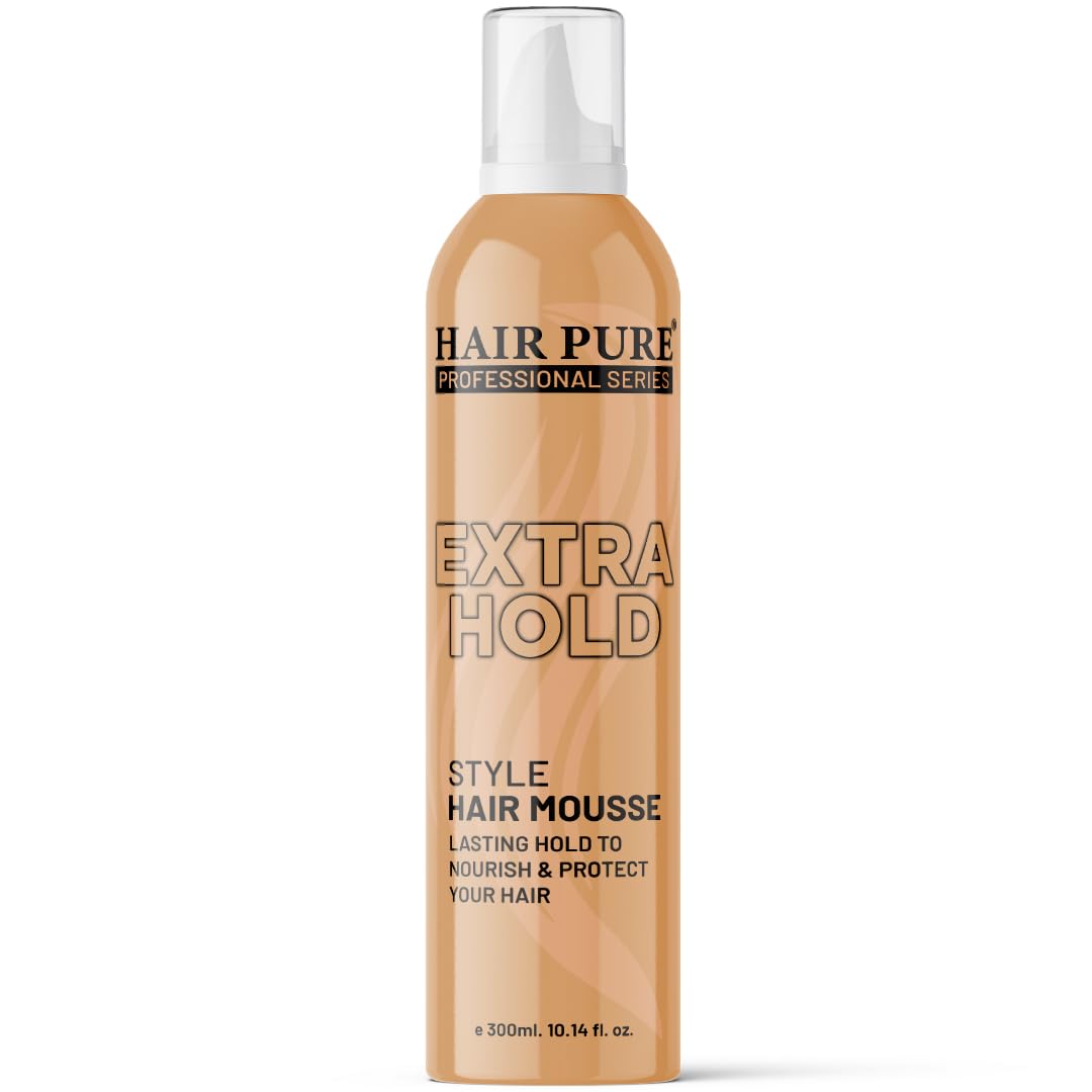 Extra Hold Hair Mousse with Pro-V B5 & Shine - Long Lasting Volumizing Styling Mousse 300ml for All Hair Types - Perfect for Daily Styling, Special Occasions & Salon-Quality Looks at Home