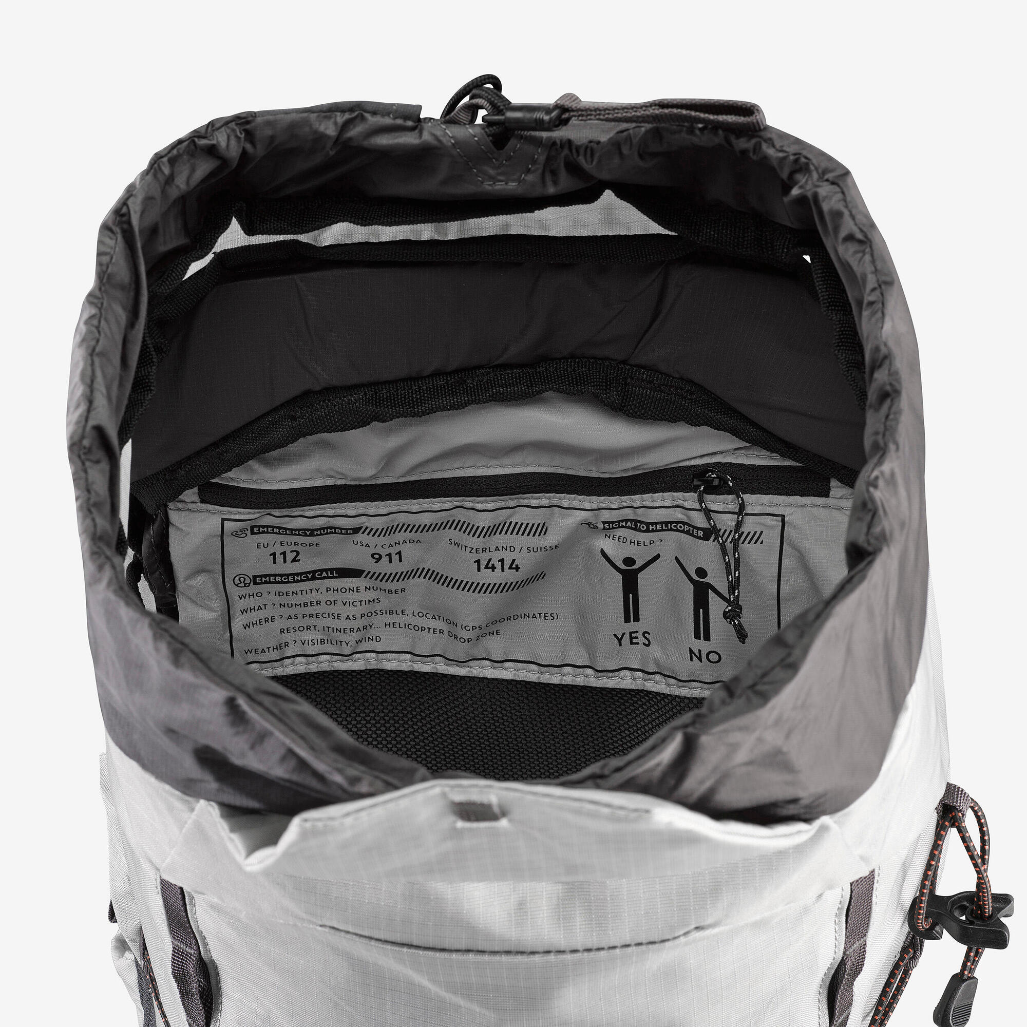 Quechua MH900 25L Lightweight Hiking Backpack for Men & Women - Waterproof Daypack for Outdoor Camping, Travel & Trekking