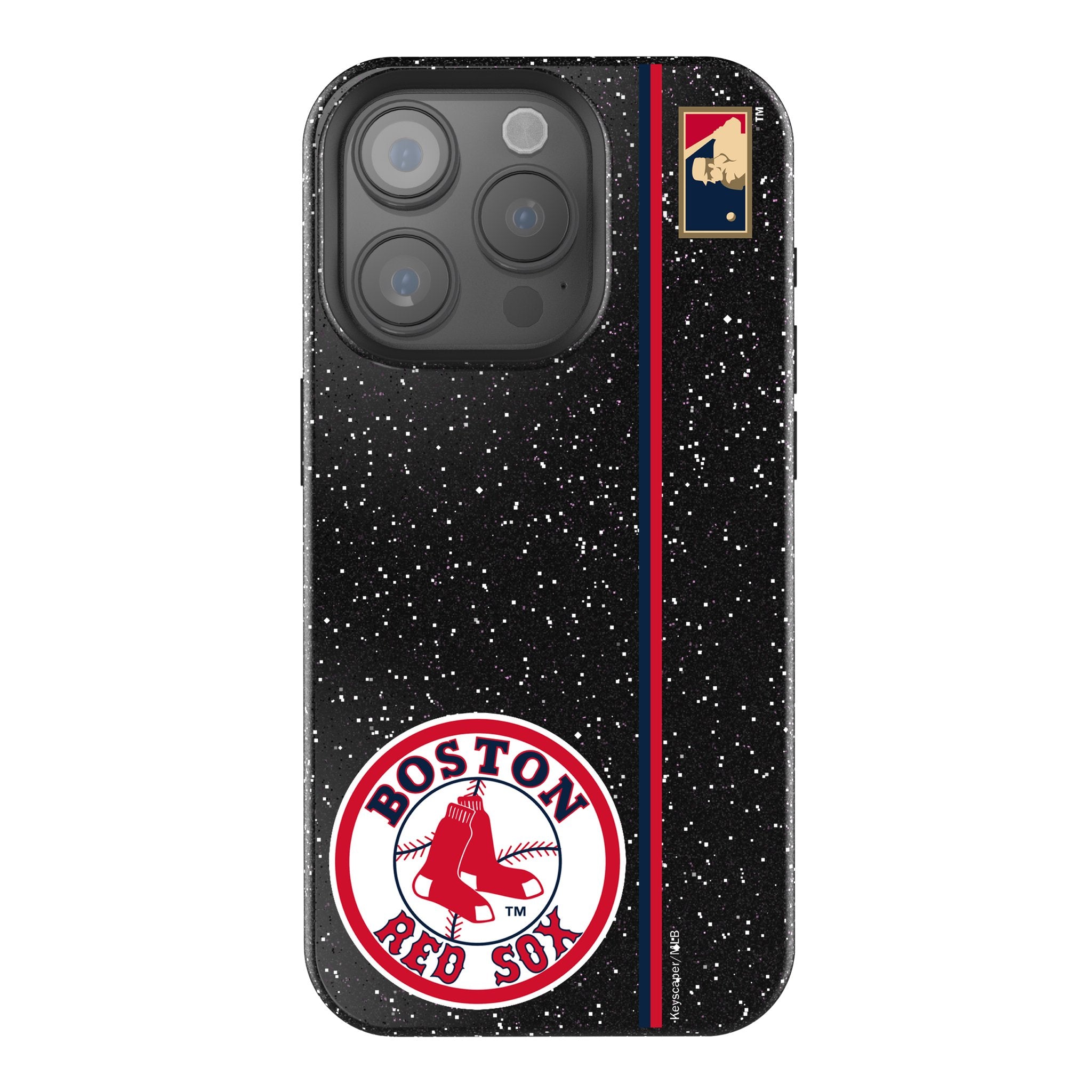 Boston Red Sox 1976-2008 Cooperstown Collection Sidebar Bling Phone Case - Vintage Baseball Team Design for iPhone & Android - Perfect for Fans, Games & Collectors