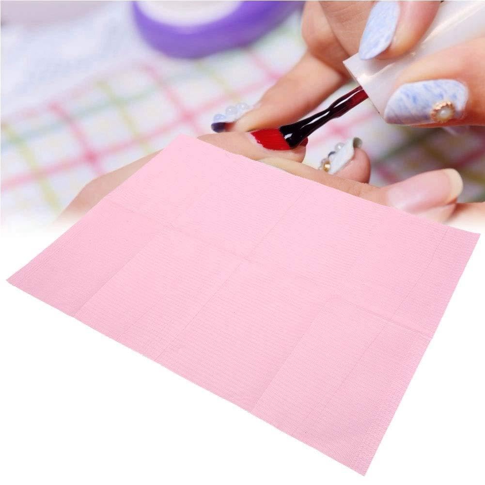 Disposable Nail Art Table Mat - 125PCS Foldable Nail Art Paper Pads & Desk Protector for Nail Polish Application | Salon, Home Manicure & Nail Design Workspace Accessories