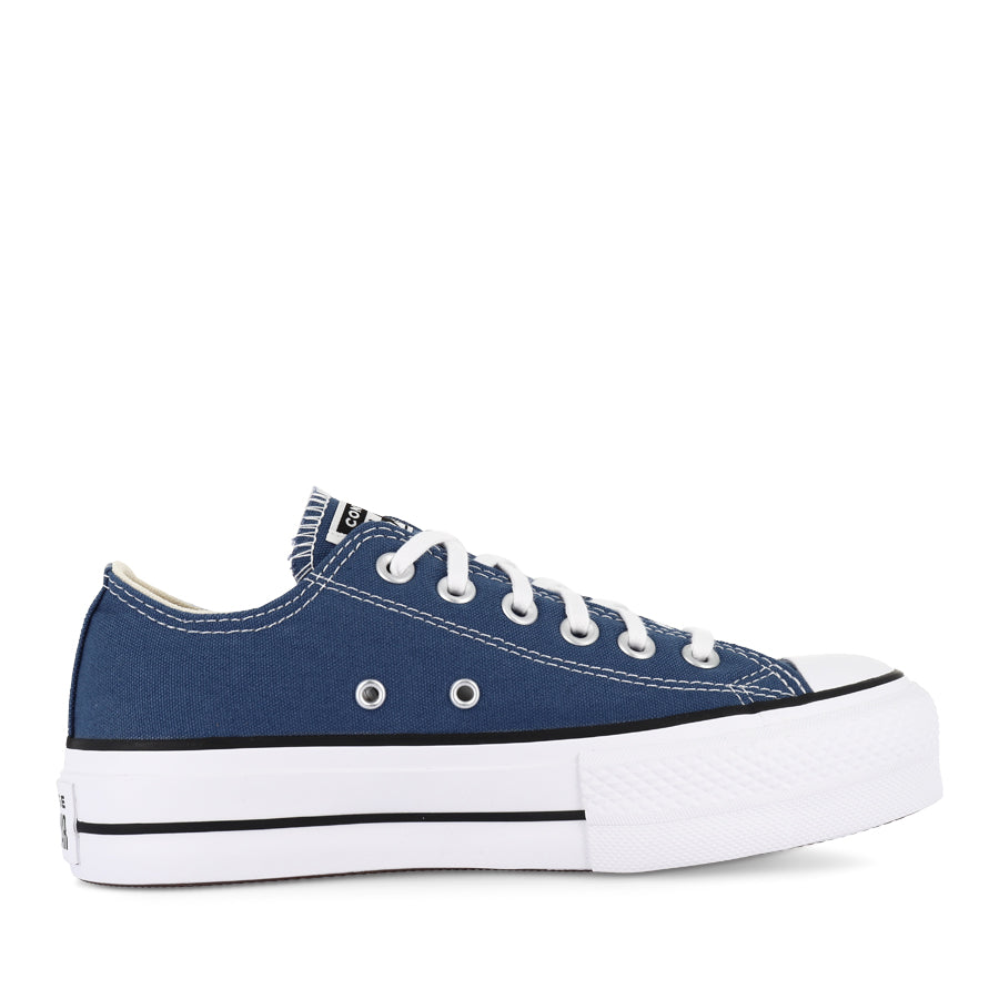 Converse All Star Lift Low Top Sneakers - Seasonal 2024 Edition in Armor Blue, White & Black | Casual Streetwear & Everyday Comfort for Men & Women
