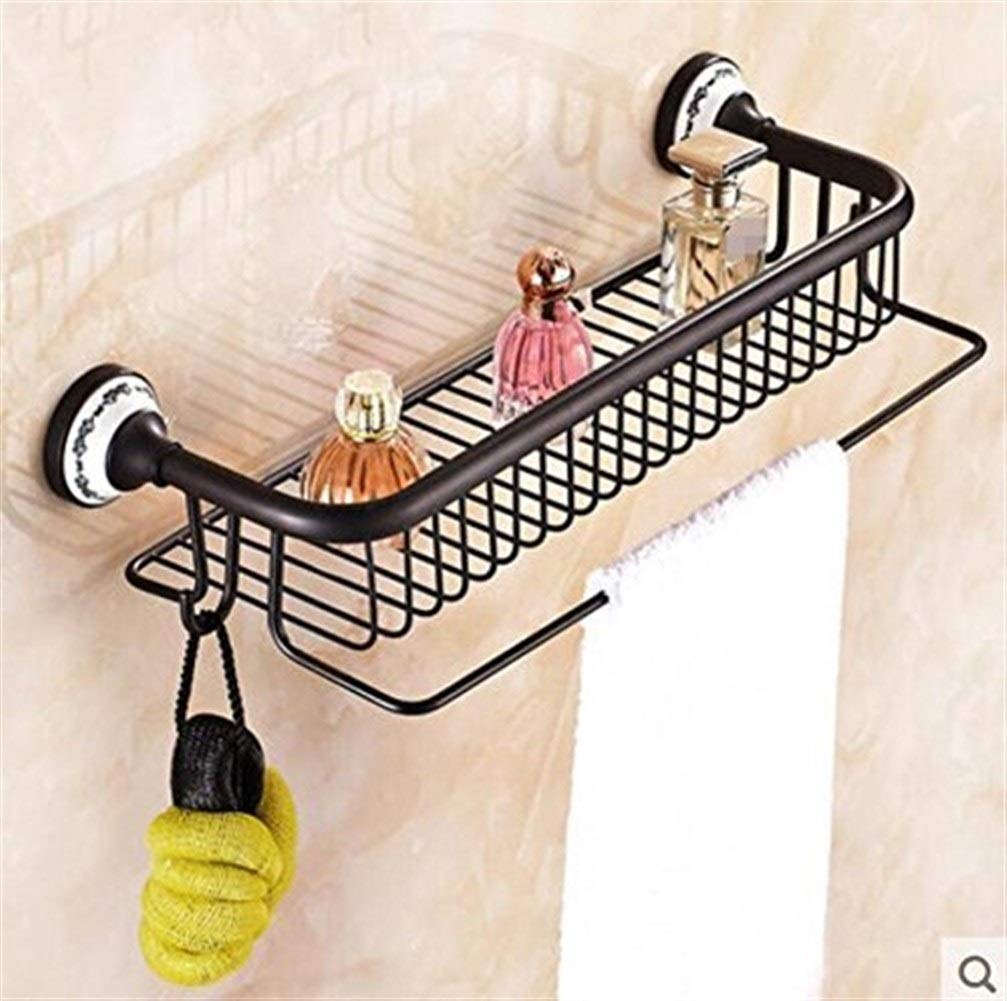 Copper European Style Wall-Mounted Bathroom Towel Rack - Perfect for Spa & Luxury Bathrooms