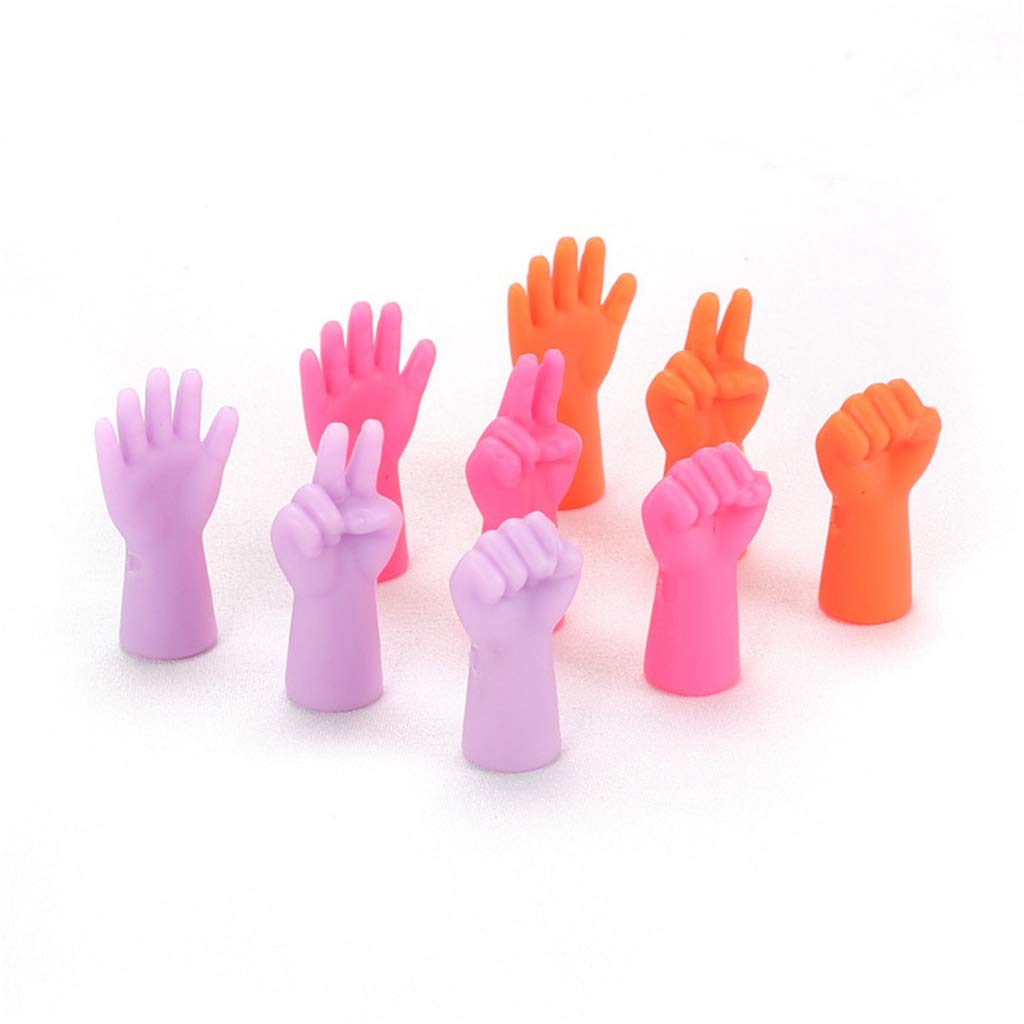 12-Piece Rubber Knitting Point Stoppers - Premium Knitting Needle Protectors for Crochet & Yarn Projects (Red) - Perfect for Knitting Storage, Travel & Craft Organization
