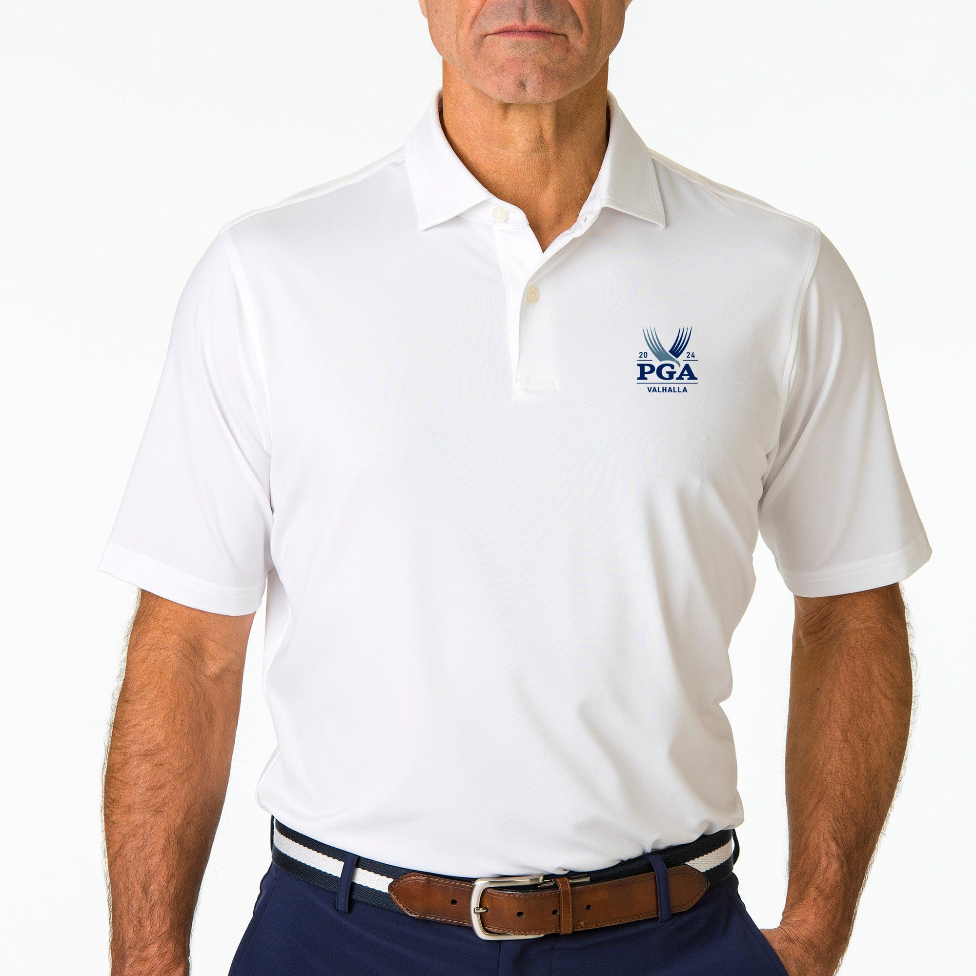 2024 PGA Championship Men's Performance Polo Shirt - Moisture Wicking Golf Jersey - Breathable & Comfortable for Golf, Casual Wear & Outdoor Sports