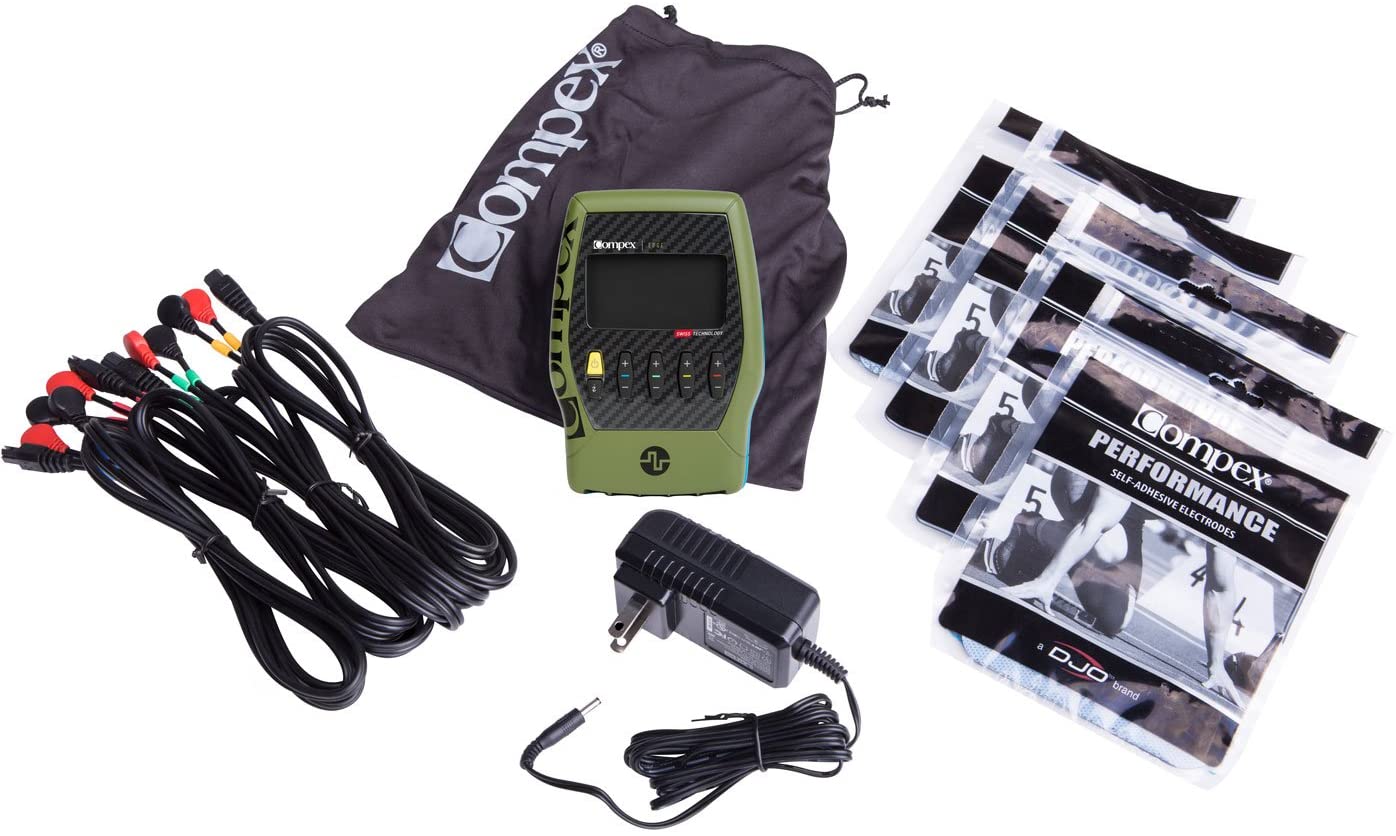 Compex Edge 2.0 EMS Machine with TENS Therapy - Professional Electric Muscle Stimulator for Pain Relief & Recovery - Perfect for Athletes, Physical Therapy & Home Use