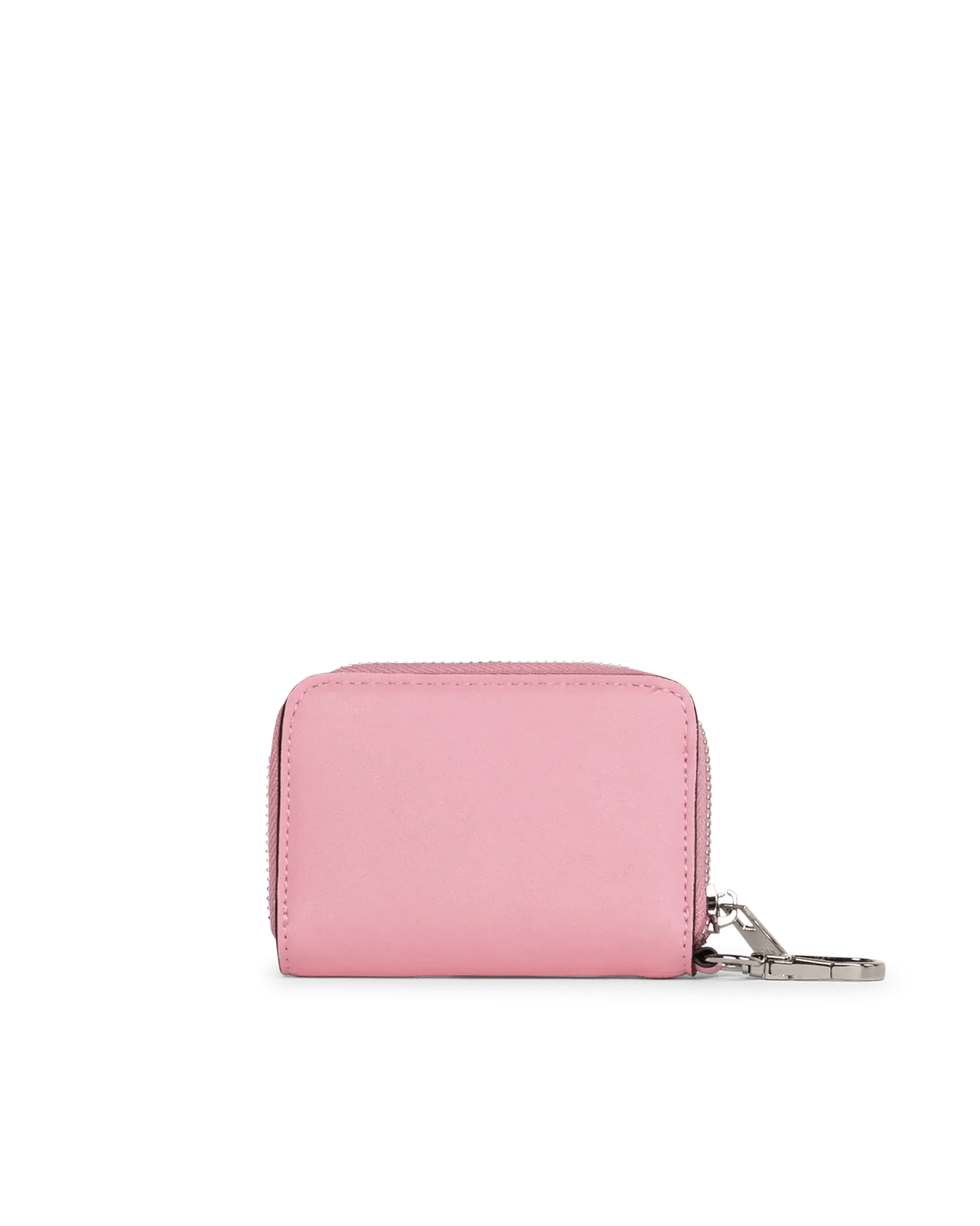 Mini Logo Print Zip Cardholder - Slim RFID Blocking Wallet for Men & Women - Perfect for Travel, Business & Everyday Use