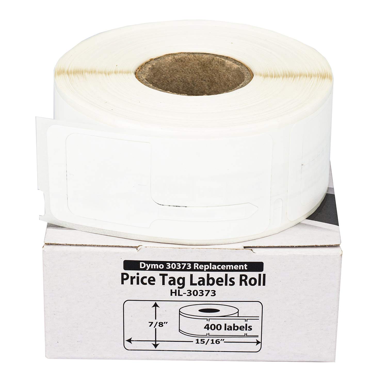 HOUSELABELS Compatible DYMO 30373 Retail Labels (7/8
