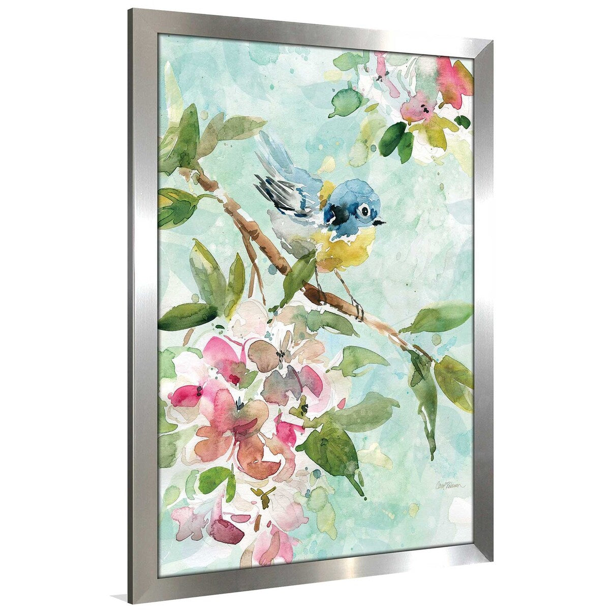 Carol Robinson 'Asbury Garden Song I' Acrylic Wall Art Print - Vibrant Floral Decor for Living Room, Bedroom & Office