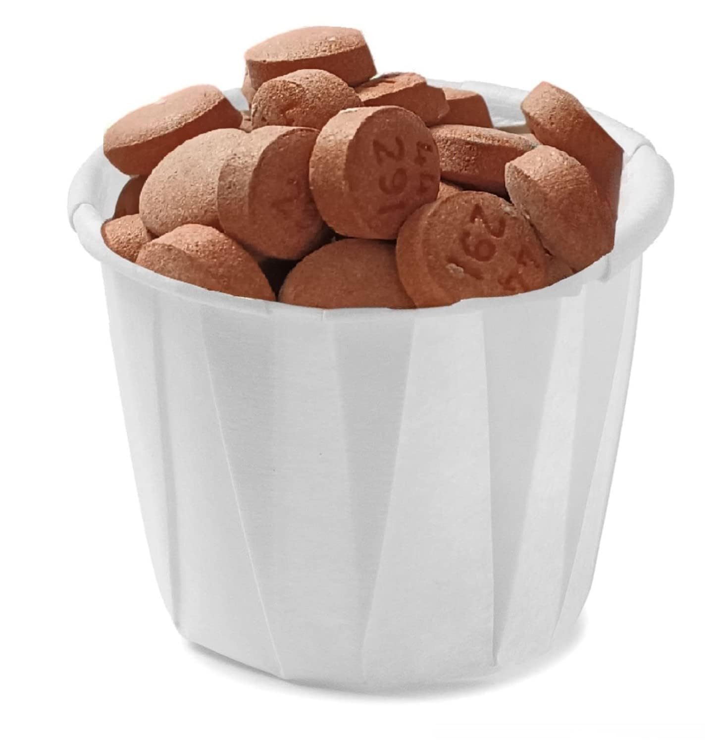1/2 oz Disposable Paper Souffle Cups [250 Pack] - 0.5 oz Medicine Portion Cups for Pills, Liquid Medication, Condiments, Food Tasting & Dessert Serving | Perfect for Pharmacies, Hospitals, Bakeries & Home Use