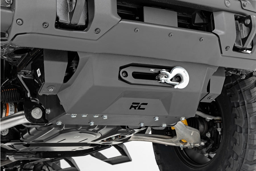 Ford Bronco Rough Country Hidden Winch Mount Compatible with 2.7L/V6 - Off-Road Recovery & Adventure Accessory for 4x4 Trail Riding & Overlanding