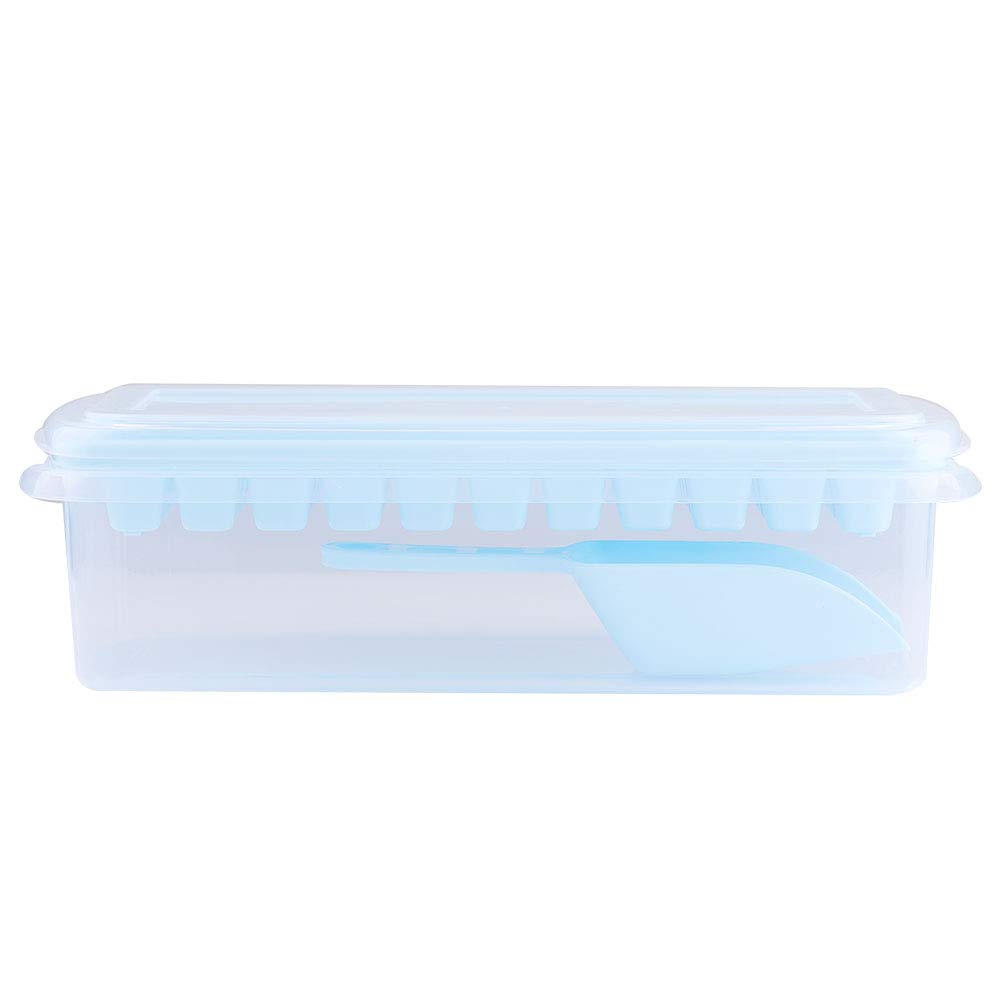 44 Compartment Ice Cube Tray with Lid - Perfect for Chilled Drinks, Cocktails & Bartending - Durable Kitchen & Bar Accessories for Home, Parties & Commercial Use
