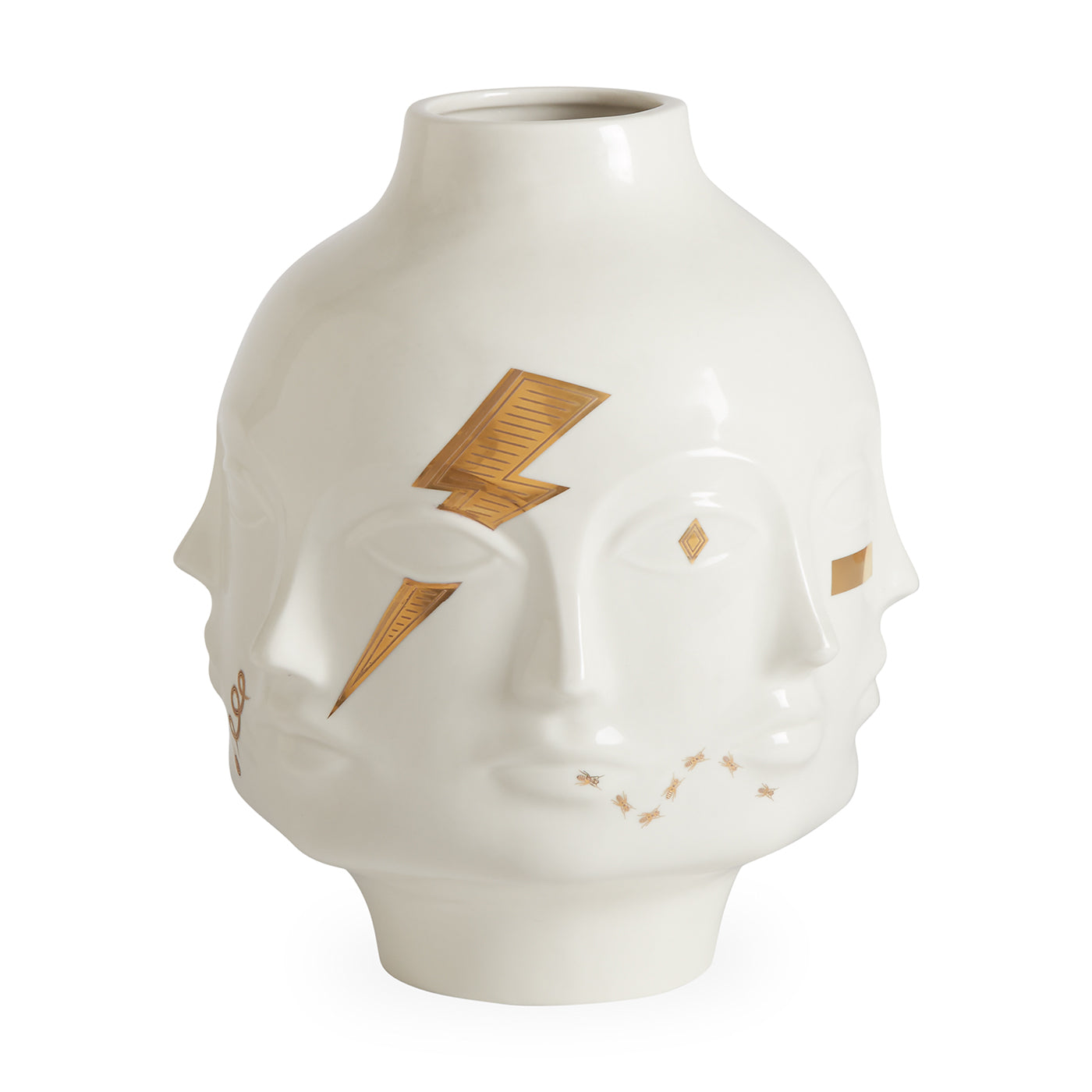 Gilded Dora Maar Large Vase - Elegant Home Decor for Living Room, Dining Table & Luxury Interior Design