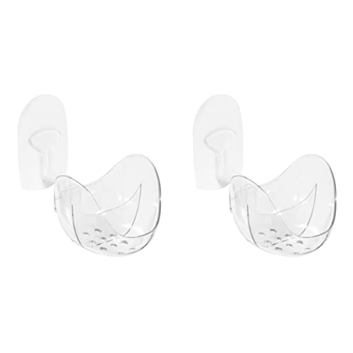 Beavorty 2 Pack Makeup Sponge Holder - Clear Cosmetic Blender Stand for Beauty Sponge Egg | Perfect for Makeup Application & Storage at Home or Travel