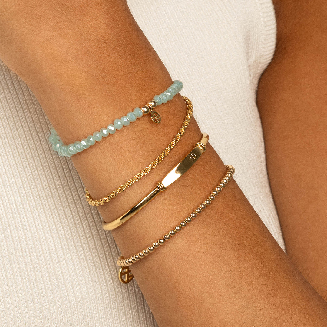 Sky Dazzle Bracelet - Elegant Crystal Beaded Adjustable Wristband for Women | Perfect for Parties, Weddings & Everyday Wear