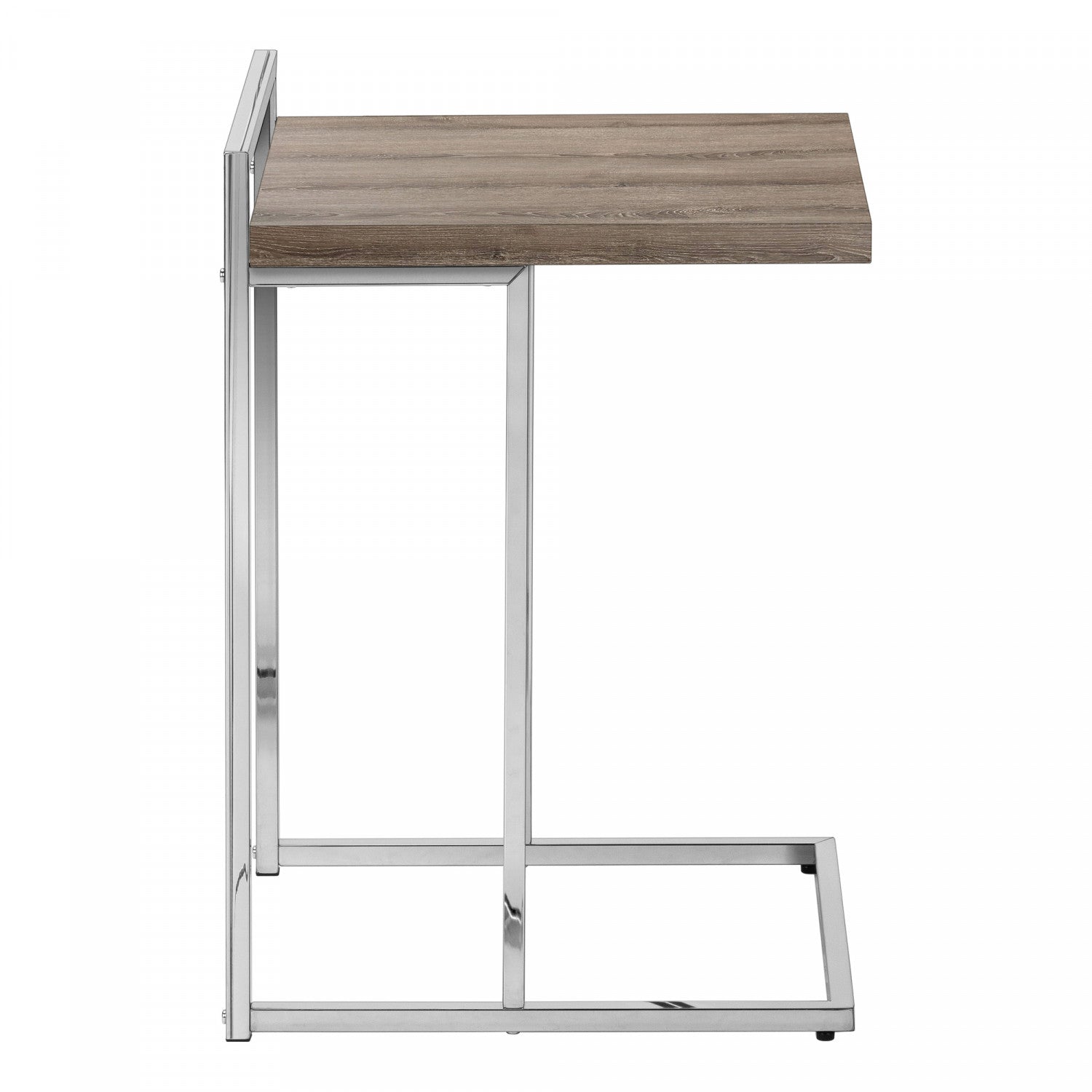 Rustic Cedar Side Table in Taupe - Small End Table for Living Room, Bedroom, or Patio - Natural Wood Nightstand with Sturdy Design