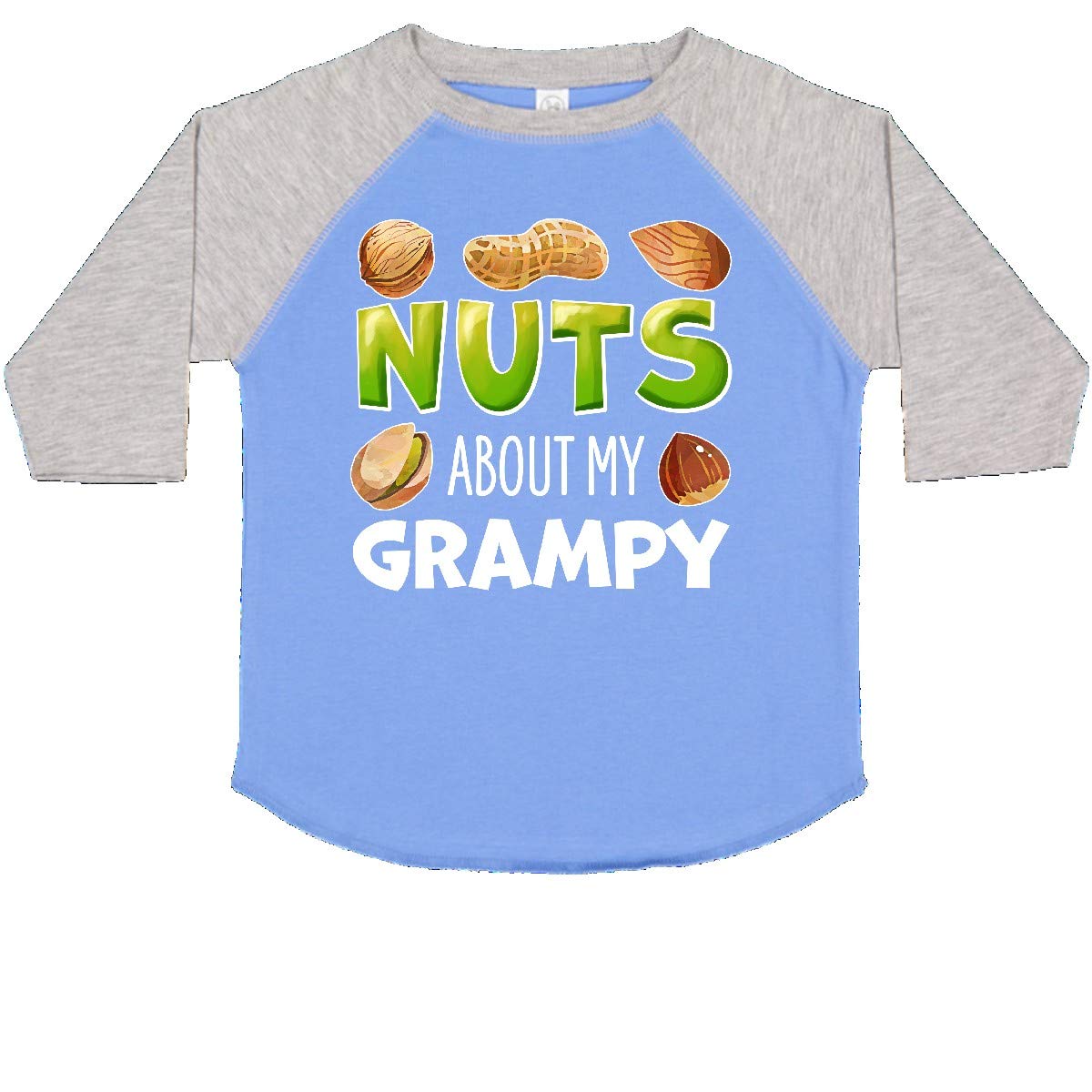 Buy Inktastic Nuts About My Grampy Peanut Almond Pistachio Toddler T-Shirt - Cute Graphic Tee for Grandkids - Perfect for Family Reunions & Grandparents Day Gifts