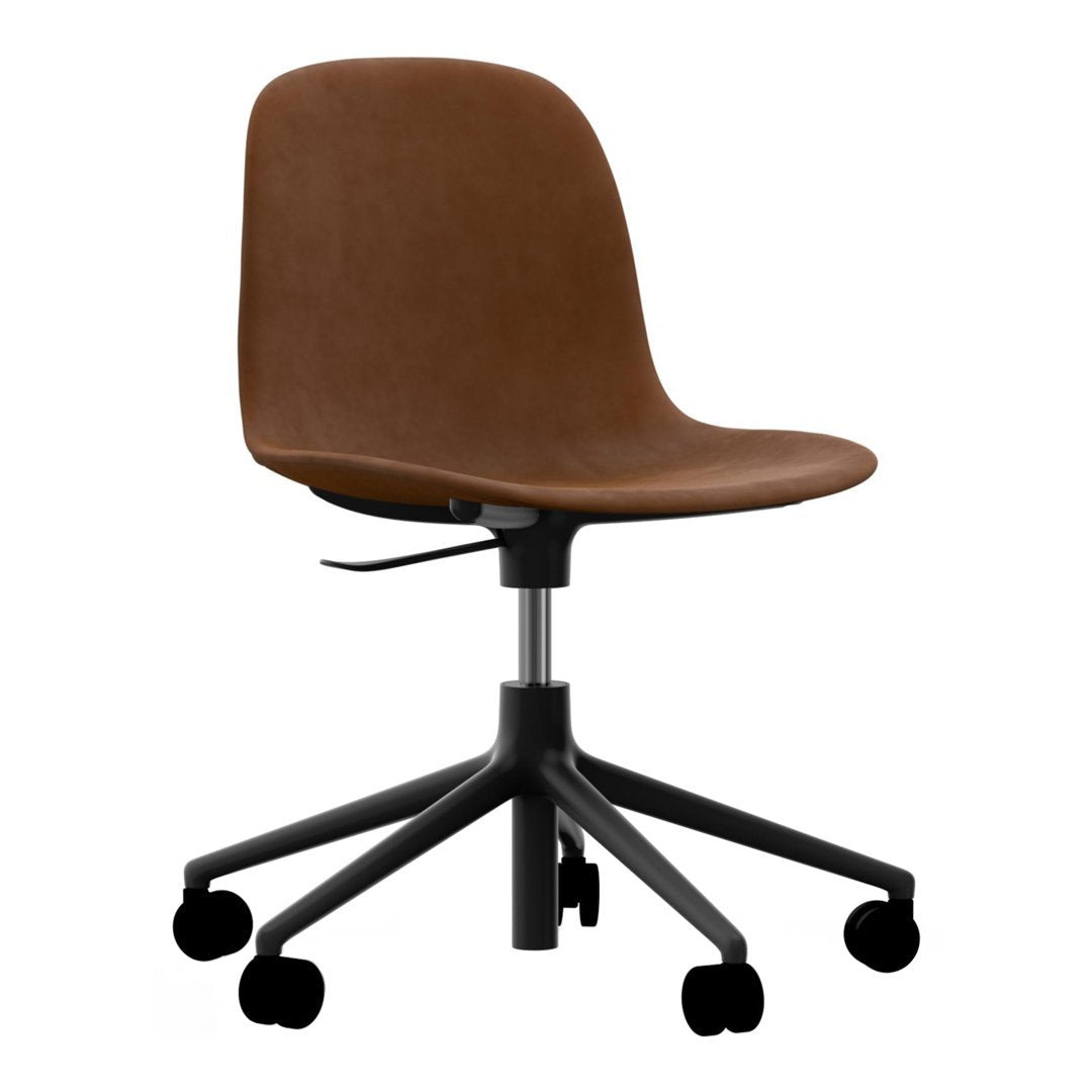 Ergonomic Form Chair with 5W Swivel Base & Gas Lift Mechanism - Premium Upholstered Office Chair for Home & Workspace - Perfect for Long Hours of Comfortable Sitting in Office, Study or Gaming Setup