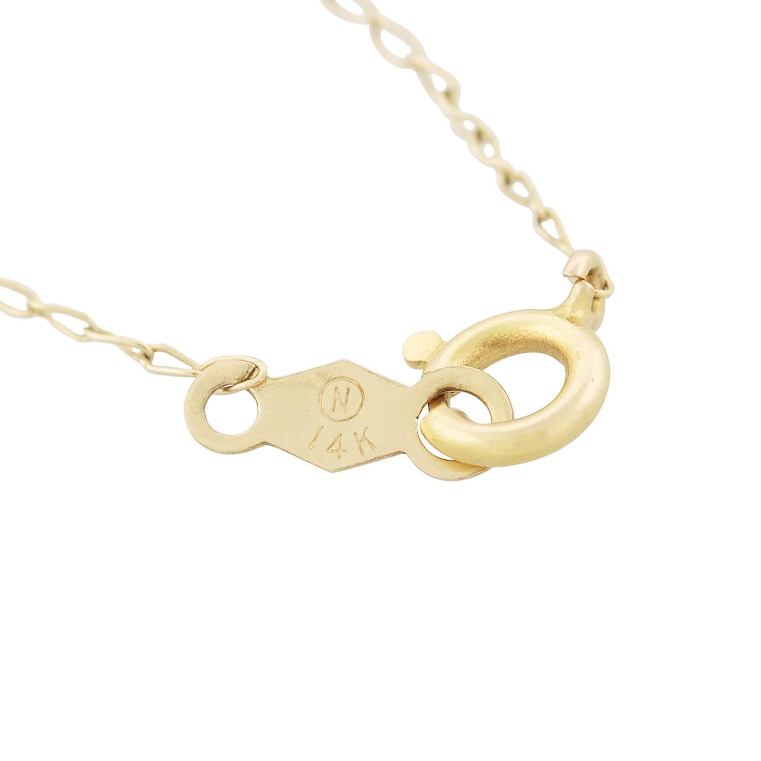 Vintage 14K Gold Minnie Mouse Charm Necklace - Disney Jewelry for Women, Girls | Perfect Gift for Birthday, Anniversary & Disney Fans