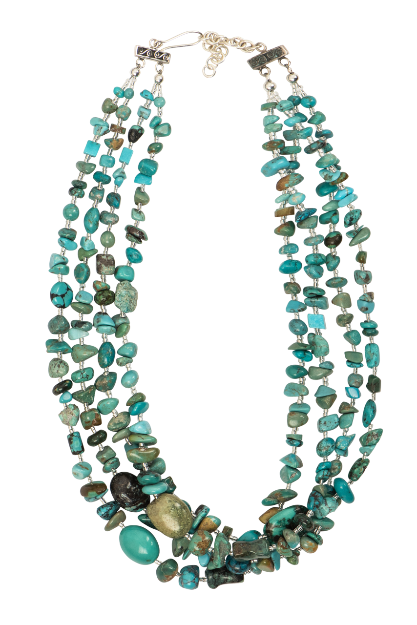 Paige Wallace Mixed Stone Necklace for Women - Elegant Beaded Gemstone Jewelry for Everyday Wear, Gift Giving & Special Occasions
