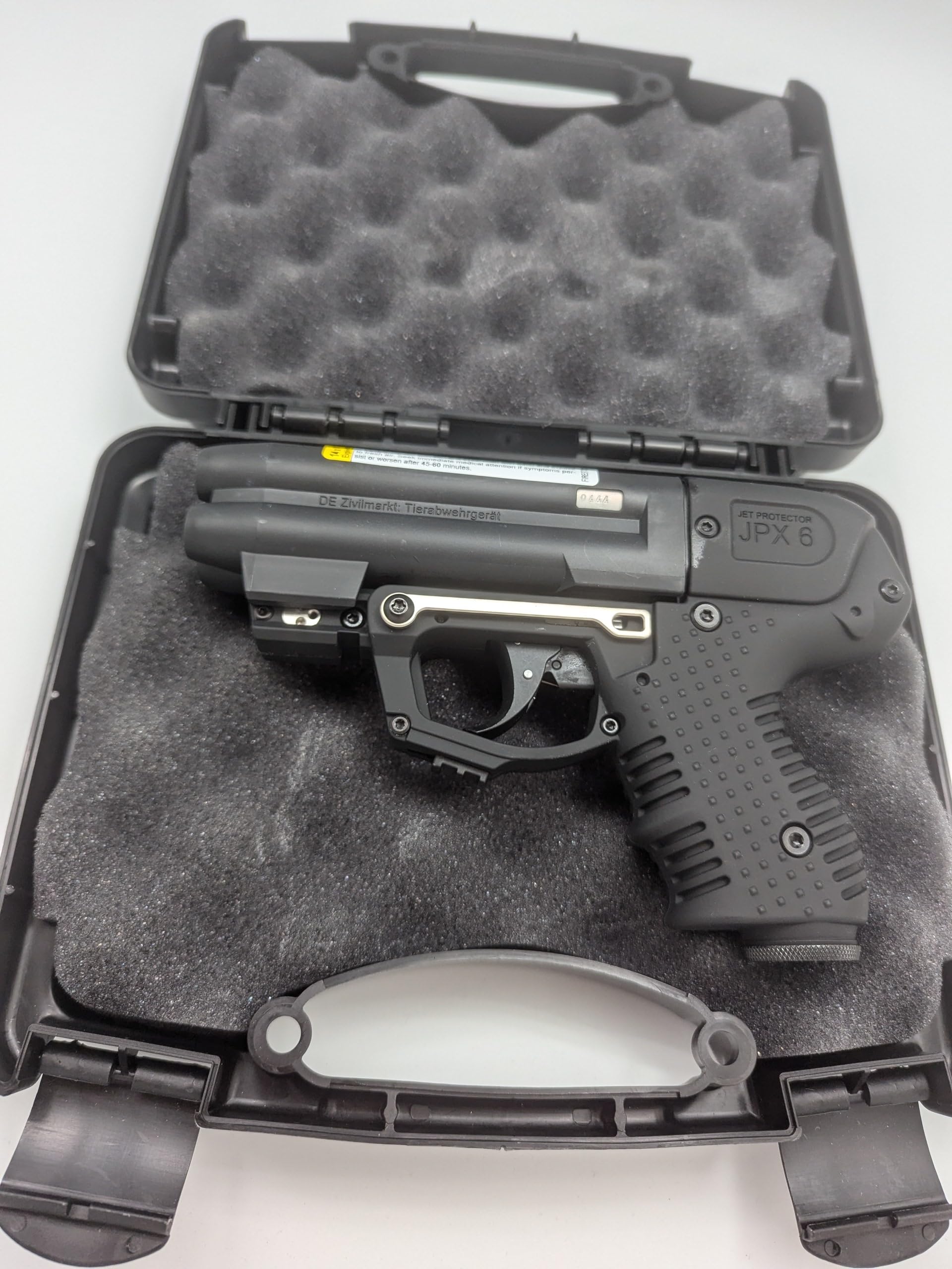 Firestorm JPX 6 Compact 4-Shot Pepper Spray Gun with LED Laser - Self Defense, Personal Protection for Women, Joggers & Outdoor Activities