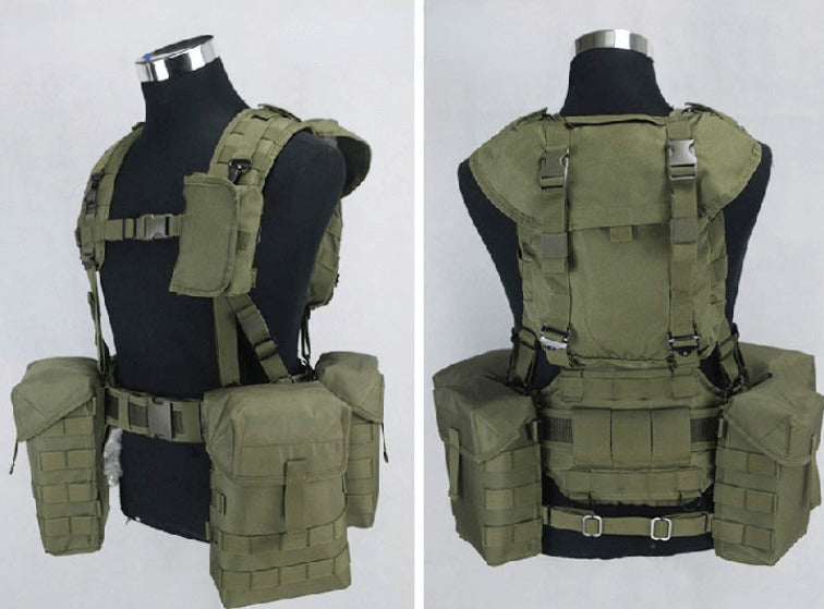 Russian Army Style Tactical AK Vest Chest Rig Replica - Military Tactical Gear for Airsoft, Paintball & Outdoor Adventures