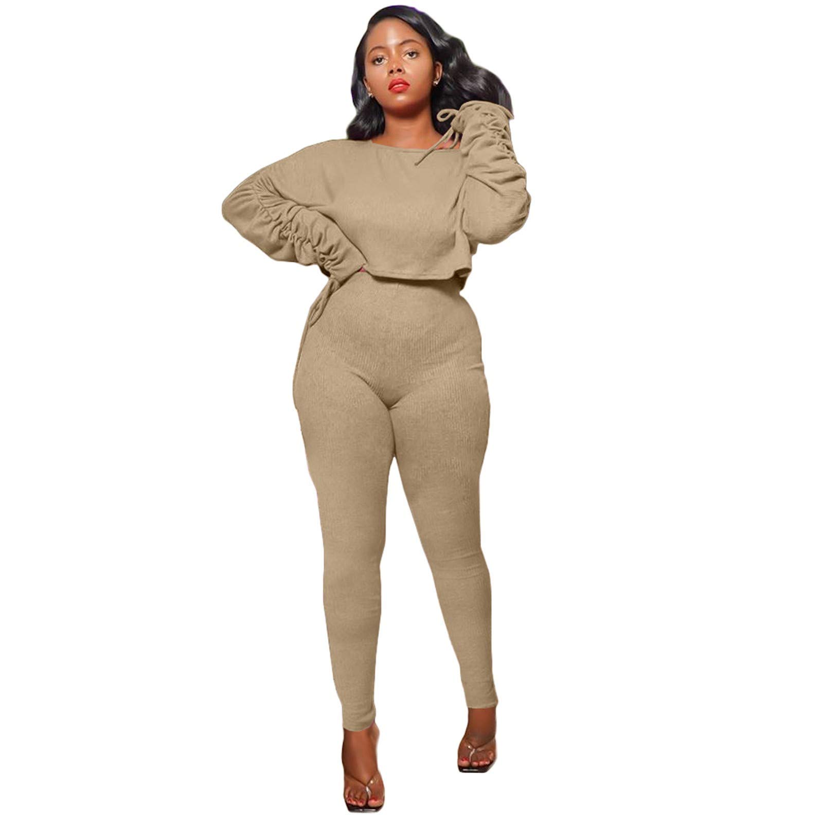 Women's Solid Color Zipper Sport Hoodie Lounge Set - Tops & Pants Comfy Outfit for Gym, Running, Yoga & Casual Wear | White Jacket & Pants Suit