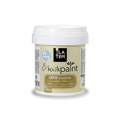 BLATEM - 150ml Clear Chalk Paint for Furniture & Home Decor - Non-Toxic, Water-Based, Easy DIY Chalk Finish for Cabinets, Walls, and Craft Projects