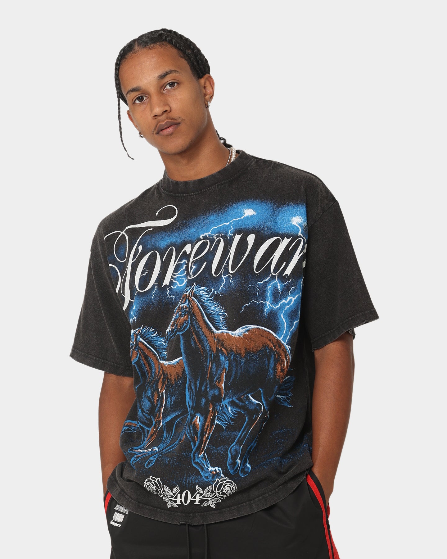 404 Night Rider Vintage Black T-Shirt - Retro Graphic Tee for Men & Women - Perfect for Casual Wear, Street Style, and 80s Nostalgia Fans