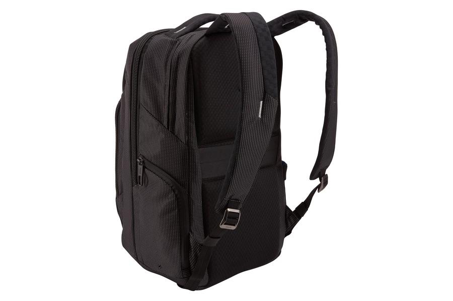 Thule Crossover 2 Laptop Backpack 20L - Durable Water-Resistant Business & Travel Backpack for Men & Women - Perfect for Commuting, Office Work & College Students (Black)