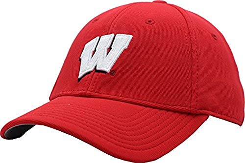 Wisconsin W Logo Outdoor Baseball Cap with Velcro Back - Adjustable & Durable for Sports, Hiking, and Casual Wear