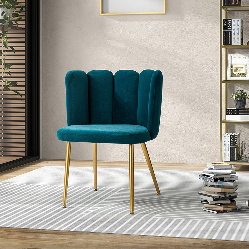 Elodia Side Chair - Modern Accent Chair for Dining Room, Living Room & Office - Sturdy Wooden Frame with Upholstered Seat - Perfect for Home Decor & Small Spaces