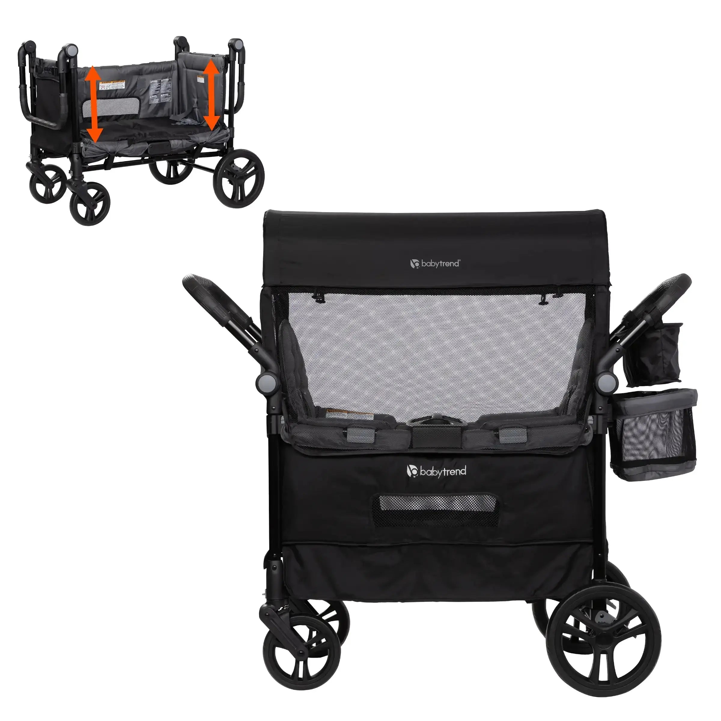 Quest 3-in-1 Stroller Wagon - Desert Black (Walmart Exclusive) | Versatile Baby Stroller & Wagon Combo for Shopping, Beach Trips & Family Outings