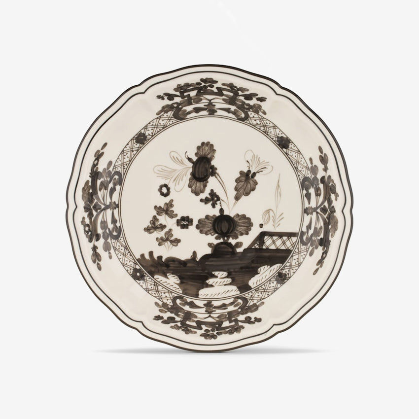 Ginori 1735 Oriente Italiano Fruit Stand Albus Porcelain Bowl - Elegant Italian Tableware for Dining & Home Decor, Perfect for Fruit Display, Dessert Serving & Kitchen Countertop Styling