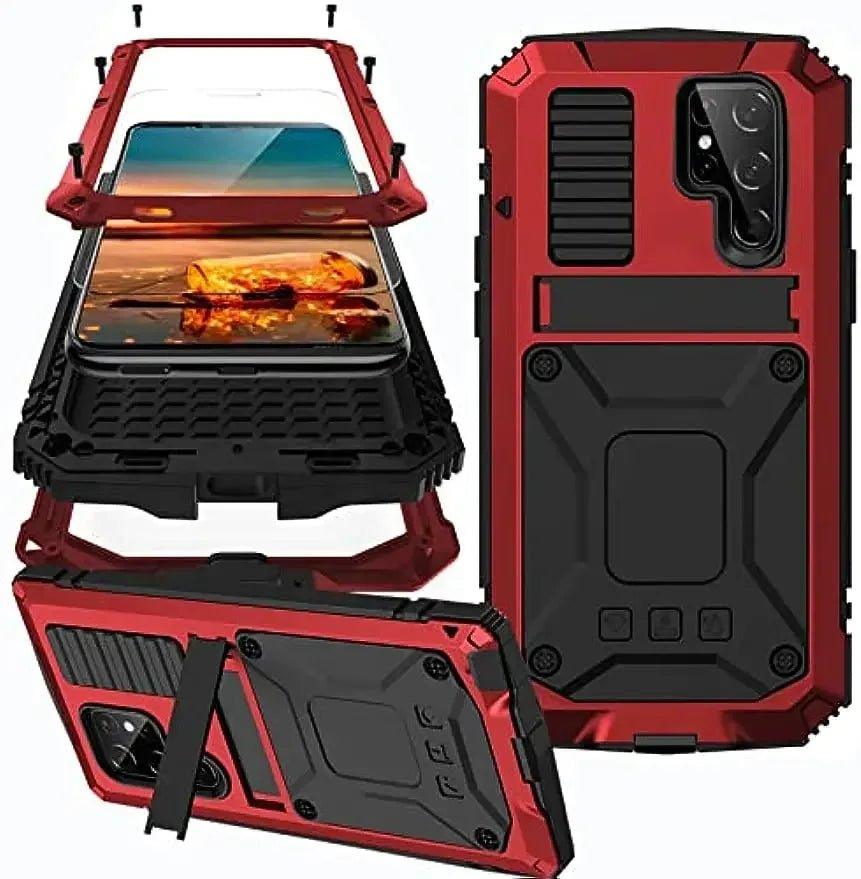 Samsung Galaxy S24 Plus Rugged Military-Grade Metal Case - Shockproof & Durable Protection for Outdoor, Work & Adventure