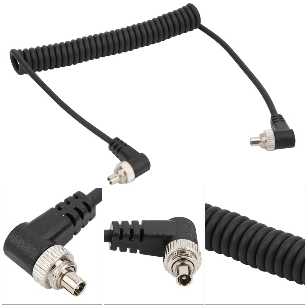Nikon Camera Flash Sync Cable - 100cm Male to Male PC to PC Flash Line Cord for DSLR Photography | Perfect for Studio Lighting & Off-Camera Flash Setup