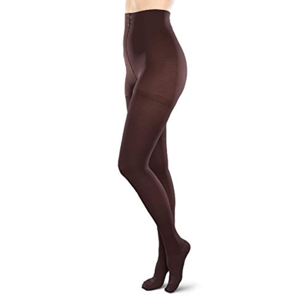 Ease Opaque Women's Compression Pantyhose 20-30mmHg Moderate Support Stockings for Varicose Veins & Swelling Relief - Perfect for Travel, Work & Everyday Comfort