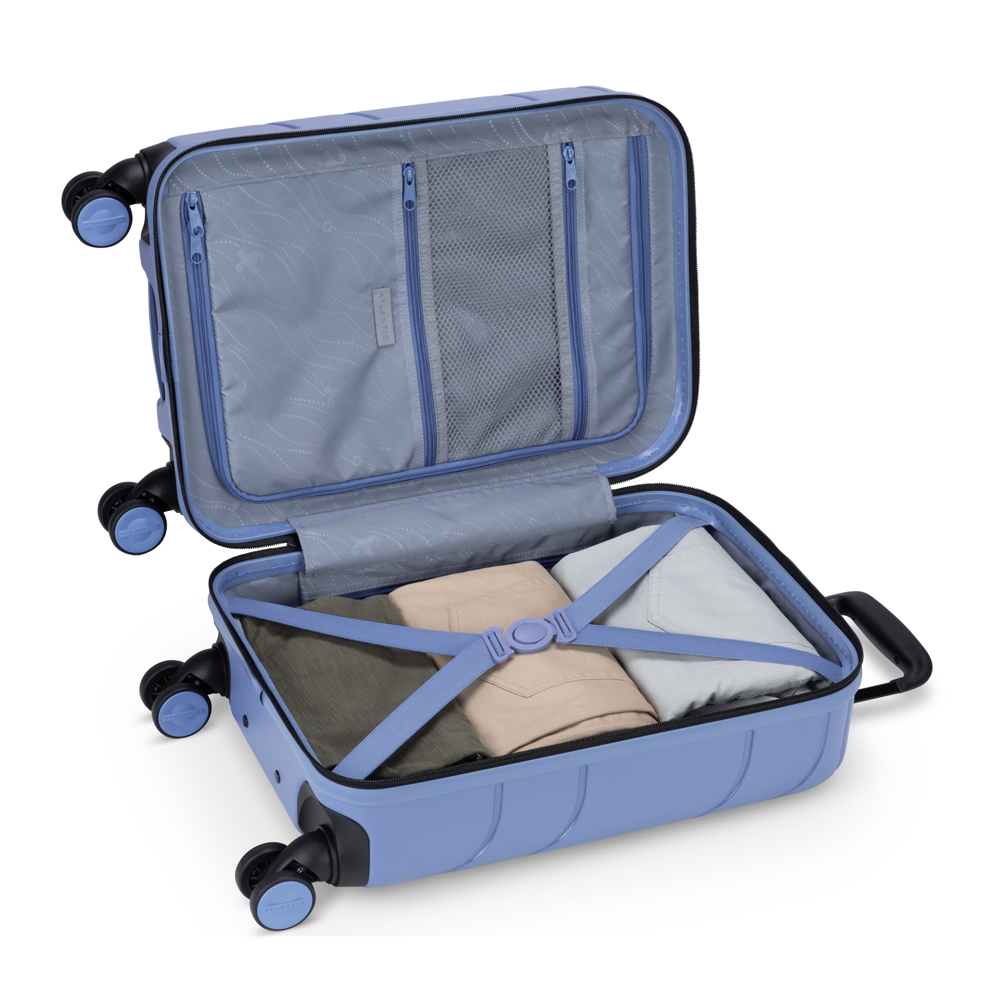 Atlantic Transmarine Carry On Luggage - Lightweight Hardside Spinner Suitcase with TSA Lock for Air Travel, Perfect for Business Trips & Weekend Getaways