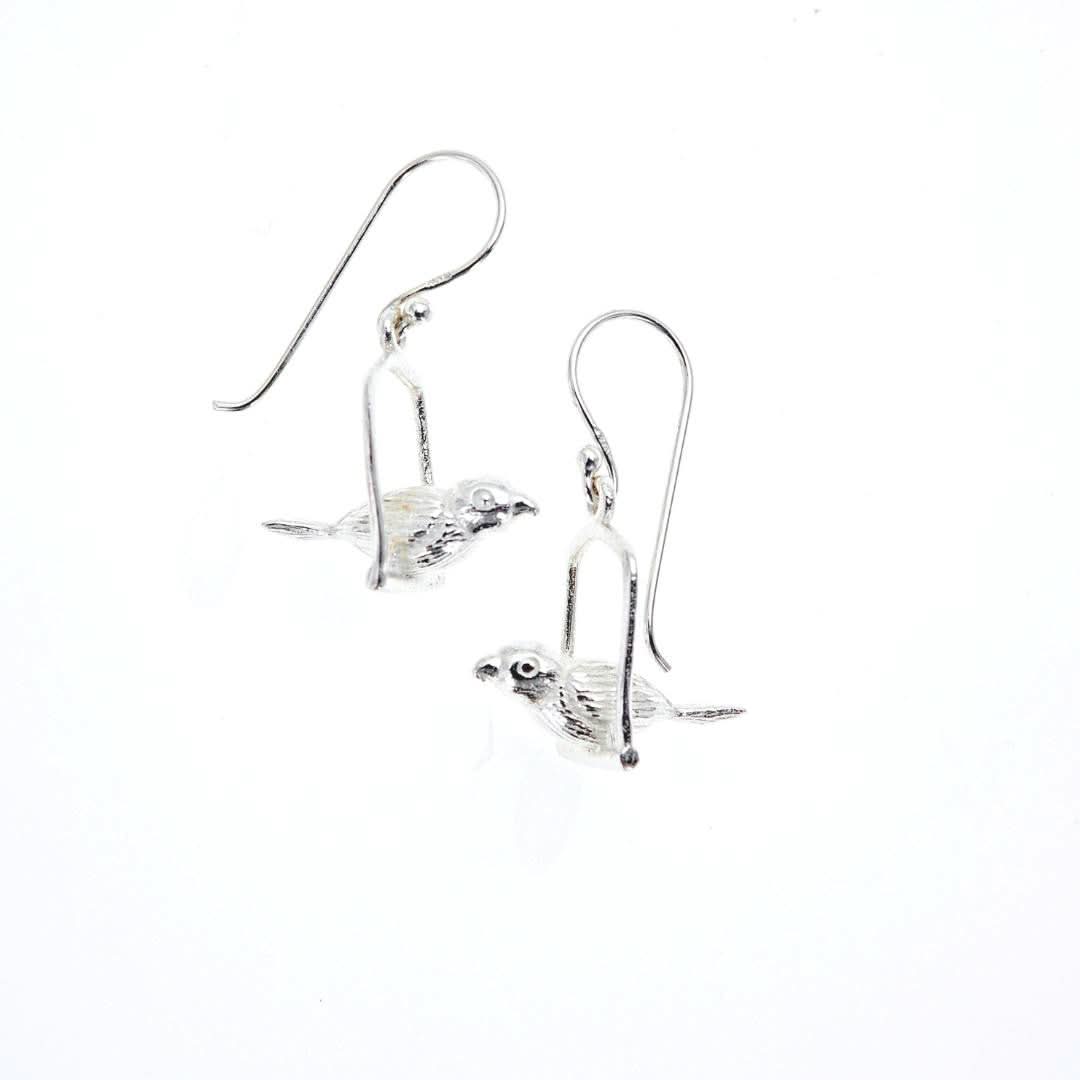 Love Bird Earrings for Women - Romantic Gold Plated Stud Earrings - Perfect Gift for Valentine's Day, Anniversary & Date Night