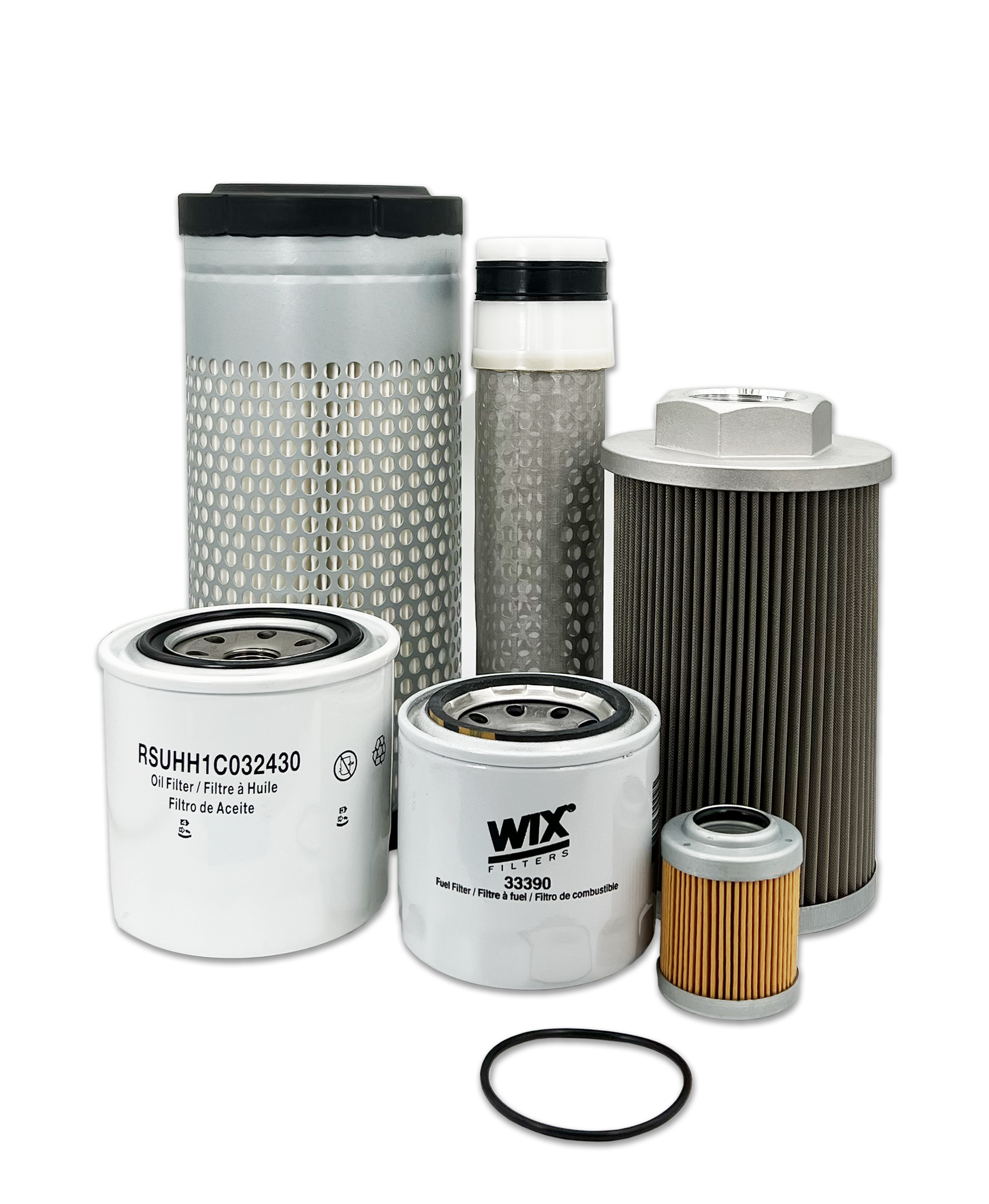 HERO® Maintenance Filter Kit for Kubota U35S-2 Excavator - Air, Oil & Fuel Filters Replacement Set | Perfect for Construction, Landscaping & Heavy Equipment Maintenance
