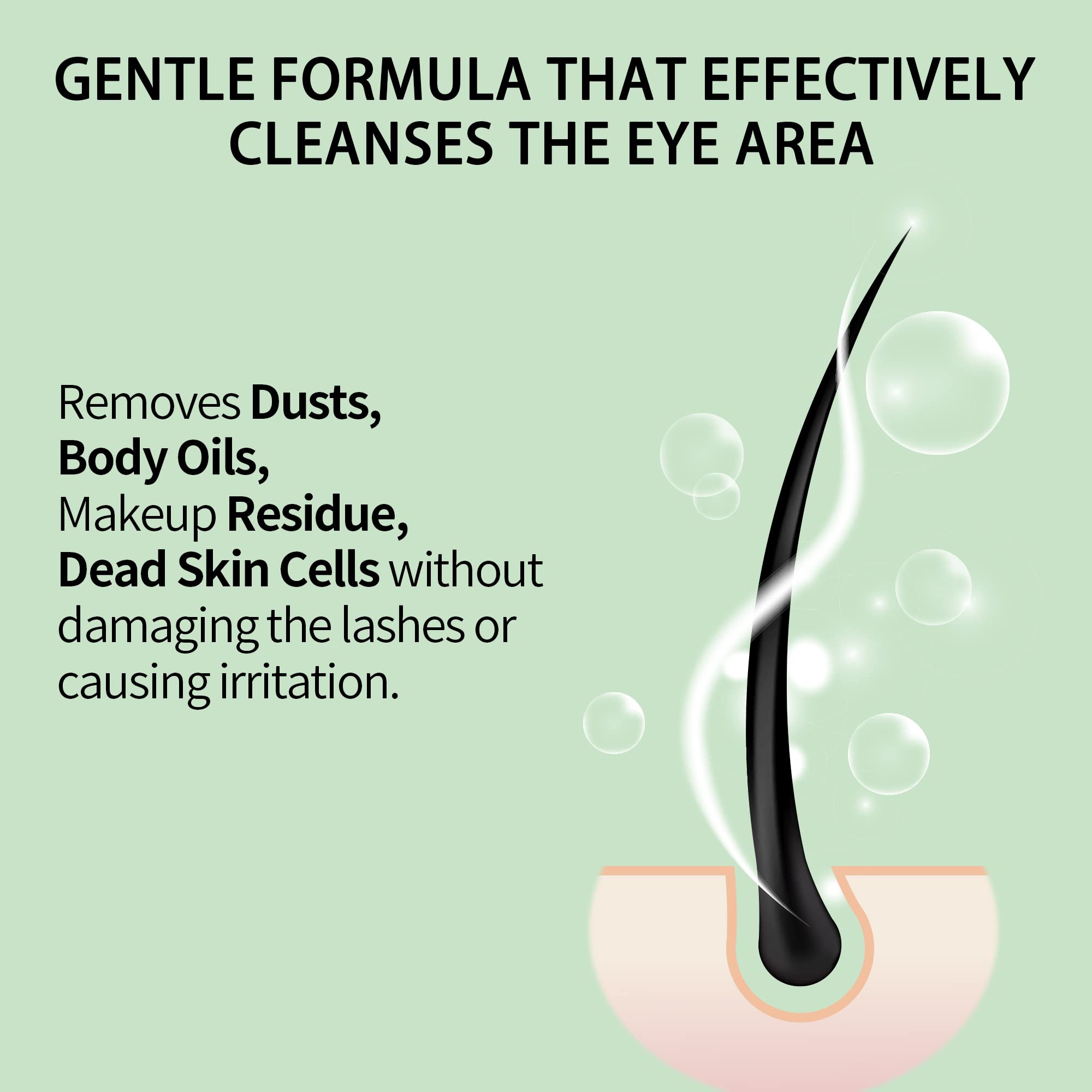 Professional Eyelash Extension Shampoo 1 Gallon (3.8L) Bulk - Includes 50 Aftercare Kits, 5 Foam Pump Bottles & Dispenser Pump - Gentle Eyelid Cleanser for Lash Extensions - Perfect for Salon Professionals & Home Use - Safe for Daily Cleaning & Lash Maintenance